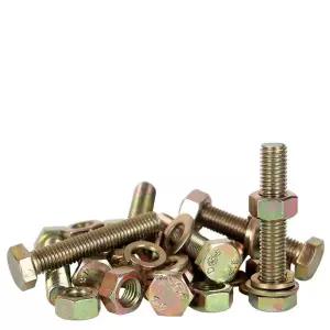 육각볼트세트 설치 부품 볼트 시공 부속 (10PCS) 와샤 육각 M5-10 너트 DIY