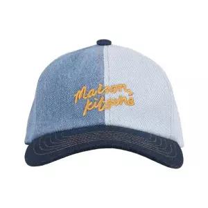 [메종키츠네] 데님 볼캡 MM06106WW5022 P471