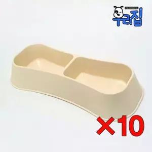 강아지밥그릇 식기 우리집 쌍(10개묶음)사료식기 용식기 펫식기 애견 개밥