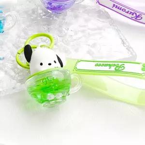 포차코 글리터 커피잔 피규어 키링열쇠고리 가방참 피어링 피어홀더 잔피어홀더 키링 홀더