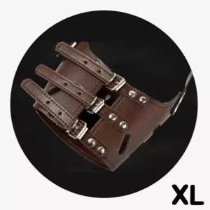 (OH) 프라임 가죽 애견 입마개 XL사이즈 입마게 강아지 훈련용품 짖음방지 짖음