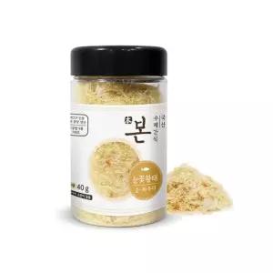 본수제간식 순파우더 눈꽃황태 40g애완 동물 영양 가루 분말