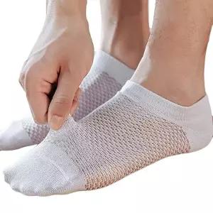 고품질 남자 여름 메쉬 망사 양말 3개 데일리 단목 덧신 덧신양말 학생덧신 남자덧신양말 WFHVU5S