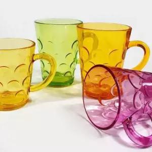 물방울 (손잡이)컵(소대) 물컵 플라스틱잔 쥬스컵