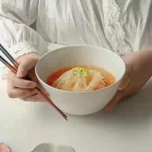 도자기 라면 그릇 가정용 우동 국수 도자기 면기 사기 식기세척기 오븐용 국그릇 밥그릇 레인지 전자 주방