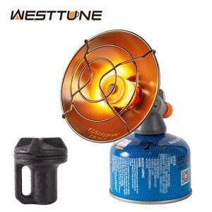 웨스트툰 캠핑 히터 휴대용 미니 태양열 가스 난방 스토브 수납함 야외 텐트 히터 오븐 가스 히터 추운 겨울용