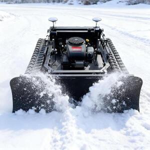 GPS 자동 무선 크롤러 22ph 트랙 원격 제어 로봇 제설기 경사면 잔디깎이 무선 제어 GPS 제설 로봇