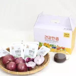 선물세트 자색양파즙 100ml 100개입 100봉 건강한즙