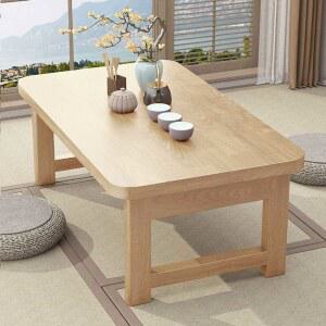 원목 좌식 탁자 손님 화이트 정사각형 접이식 이불 침대 소형 좌식테이블 A타입미니