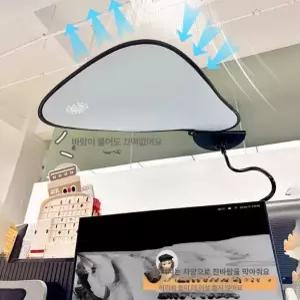 에어컨 바람막이 흡착식 책상용 햇빛가리개 막이 책상