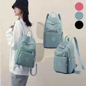 방수 외출 백팩 좋은 작은 여자 수납력 가방 패브릭