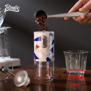 BINCOO 업그레이드 수동 커피 그라인더 420 CNC 6성 커터헤드 스테인리스 스틸 조절 가능 버 원두 분쇄기