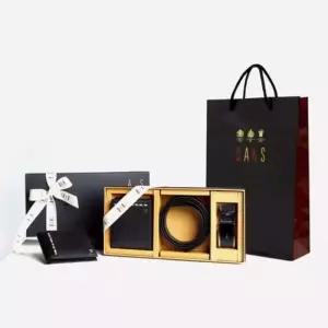 [국내백화점]  [선물세트] 닥스 지갑 벨트 선물세트 4종 남성 가죽 슬림 지갑