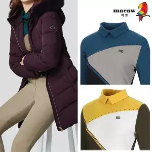 [마코] 여성비대칭배색카라티셔츠_MLW4TH05