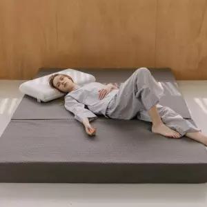 3단 접이식 매트리스 푹신한 침대 바닥 토퍼 15cm (SS)