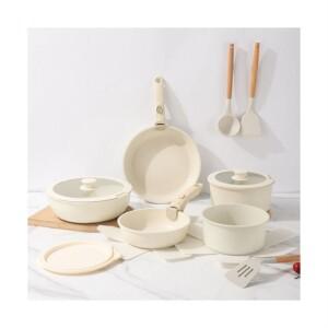 미츠키 인덕션용 손잡이 후라이팬 냄비 세트 탈부착식