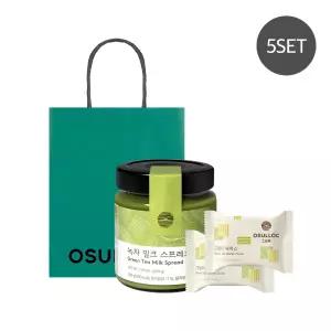 () 녹차 밀크 스프레드X5개(웨하스2입증정)