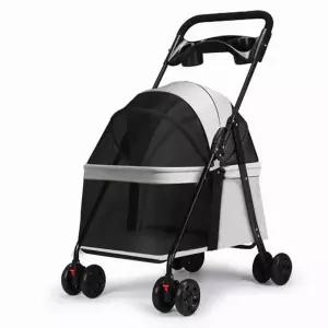 반려동물 유모차 산책 애견 소형견 강아지 유모차 고양이 중형견 이동식 캐리어 접이식 이동장 소동물 간식