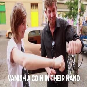 마술카드 Tobias Dostal의 Ping(Gimmick+online 지시) - 코인 마술 트릭 정신주의 무대 클로즈업 거리 액세