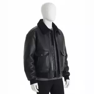 CONNECT KINLOCH A 2 무스탕 봄버 자켓 블랙