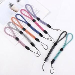 형광 휴대폰 스트랩, 걸이식 로프, 체인, 조절 가능한 참, 손목 랜야드, DSLR 카메라