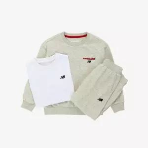 [셀러허브]뉴발란스키즈(NB Kids) [3PCS] CLASSIC REMIX_일러스트 맨투맨 스셋업 NK9YG1101 (S44294298)