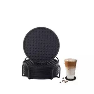 카페 089ROH15 컵받침 실리콘 컵 커피 받침대 6p 홀더 세트