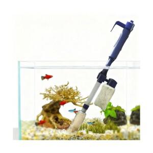 데쯔오 공구 전동 어항청소기 여과 물펌프 모래 청소 물갈이 필터링 건전지 미포함