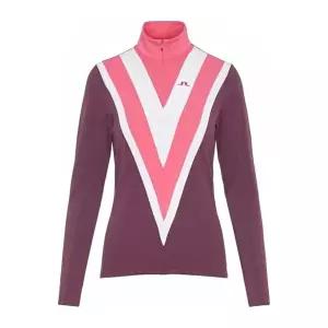 [제이린드버그]제이린드버그 여성용 져지 긴팔 반집업 기능성 골프웨어 스포츠 Wrangler