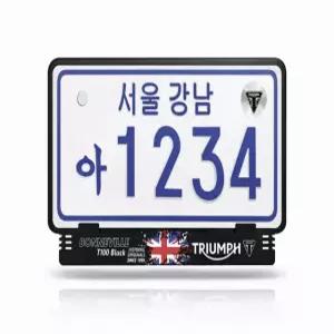 트라이엄프 바이크 번호판가드+번호판볼트 오토바이 MFMC08 TRIUMPH