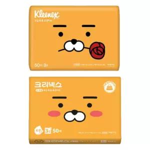 크리넥스 라이언 휴대용 티슈 50매x12개