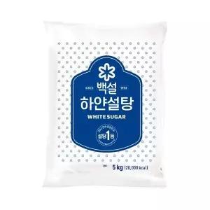 백설 하얀설탕 5kg 1개