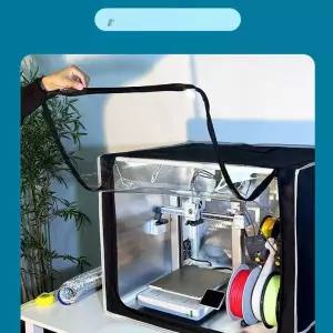 뱀부랩 A1 단열 세로형 3D프린터 탁상 덮개 커버 배기 노즐 3D