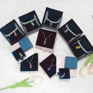 곰돌이 젤리모양 비즈 기프트박스 목걸이 구슬 펜던트 WD2DB80