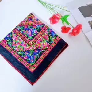 시크릿가든 블랙 뜨게 손수건 쁘띠스카프 매너손수건 쁘띠스카프 도시락가방 대형손수건