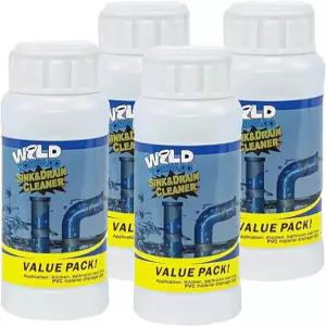 와일드 토네이도 파이프 준설 배수 막힘 제거제 강력 싱크대 및 클리너 파우더 주방 배관 청소 도구 (4pcs