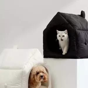 반려견 텐트 보온 중형견 겨울 견사 강아지집 겨울집 소형견