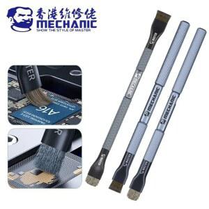 정비공 스틸 브러시 마더보드 칩 접착제 제거 IC 패드 청소, PCB CPU 먼지 BGA 수리 납땜