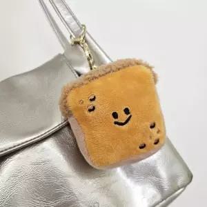 귀여운 열쇠고리 차키링 핸드폰 소품 빵 휴대폰 식빵 인형 키홀더