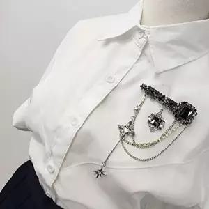 고급 여성 브로치 정장 뱃지 값진 오피스 악세사리-WFIK788