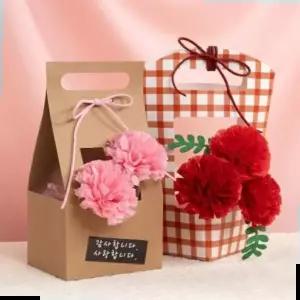 카네이션바구니 문구 DIY 카네이션바구니 만들기 기타