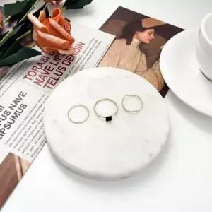 귀찌 세트 골드 사각 포인트 반지 귀걸이 3종 심플 귀찌 이어커프 안뚫는귀걸이 귀찌모음