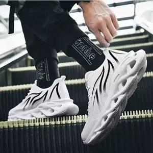 남자 트레킹 운동화 편안한 워킹화 가벼운 하이킹화-WFIKMYE