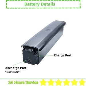 EM10 Cyctrac eMTB 전기 자전거 배터리, 48V, 15A, 36V, 20A, 250w