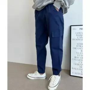 밴딩 팬츠 바지 무지 건빵바지 맨셔블 여름바지 카고 WD3C0DB