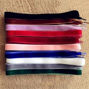 벨벳 표면 신발 끈 구두 부츠 운동화 길이 120cm 너비 여성 남성 블랙 화이트 블루 다채로운 가죽 스포츠화