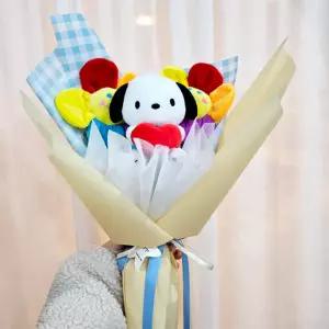 마켓고고 산리오 포차코 인형꽃다발 졸업 입학 학예회 연주회 발표회 수료식 생일