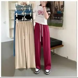 밴딩 그린 일자핏 퍼플 팬츠 블랙 블루 베이지 WD44C7C