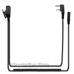 바오펑 라디오 UV5R, 켄우드, 콴셩, 타이트 무전기용 2핀에서 3.5mm 잭으로의 PTT/마이크 어댑터 이어폰 전환 케이블