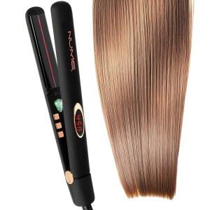 스트립, 모든 u20131인치 부스터, 헤어 결과에 음이온 투어말린 플로팅 초매끄럽고 반짝이는 적외선 스트레이트 이상적입니다 라이트 아이언 u2013 플랫 플레이트, 타입 NuMe 메가스타